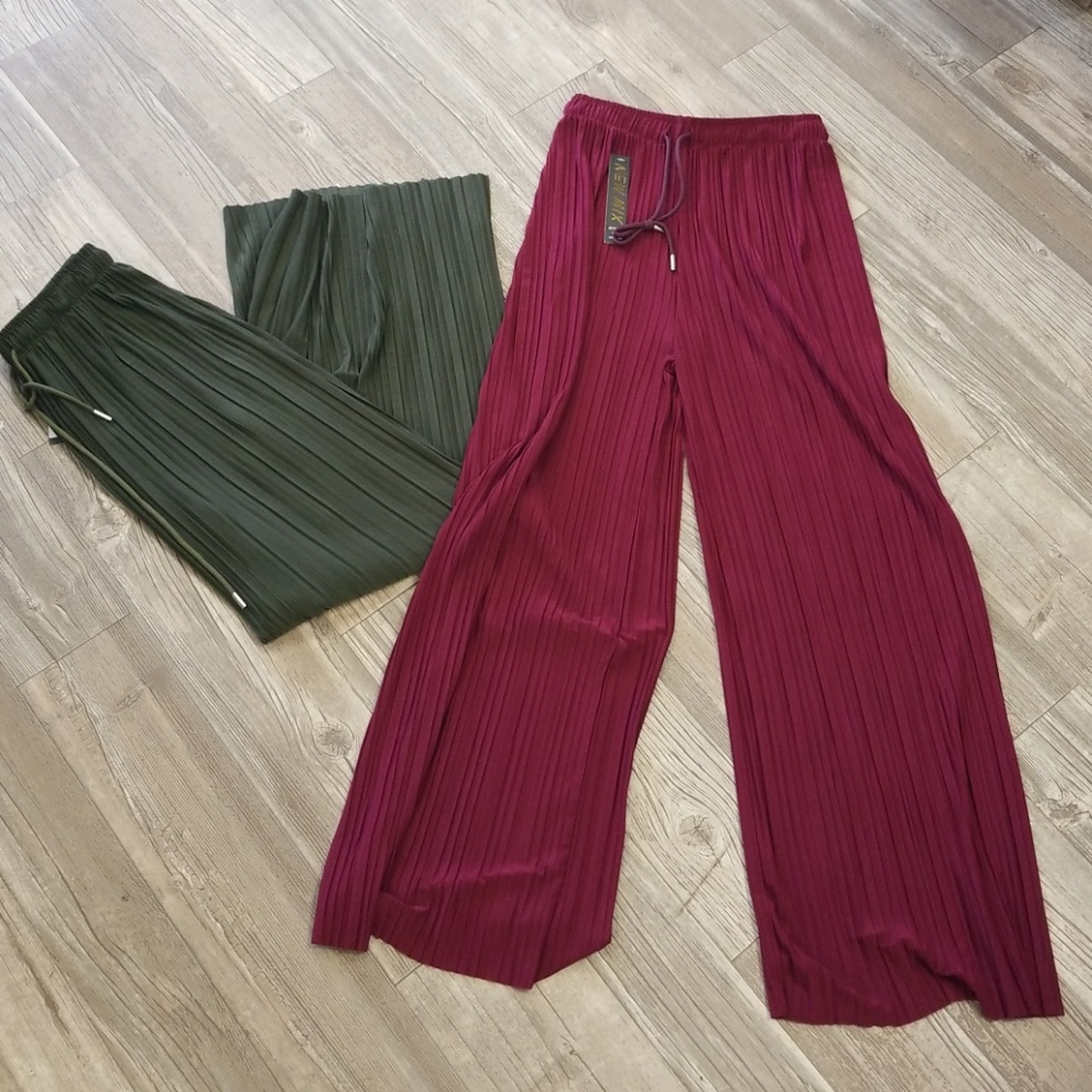 Plus Accordion Pants